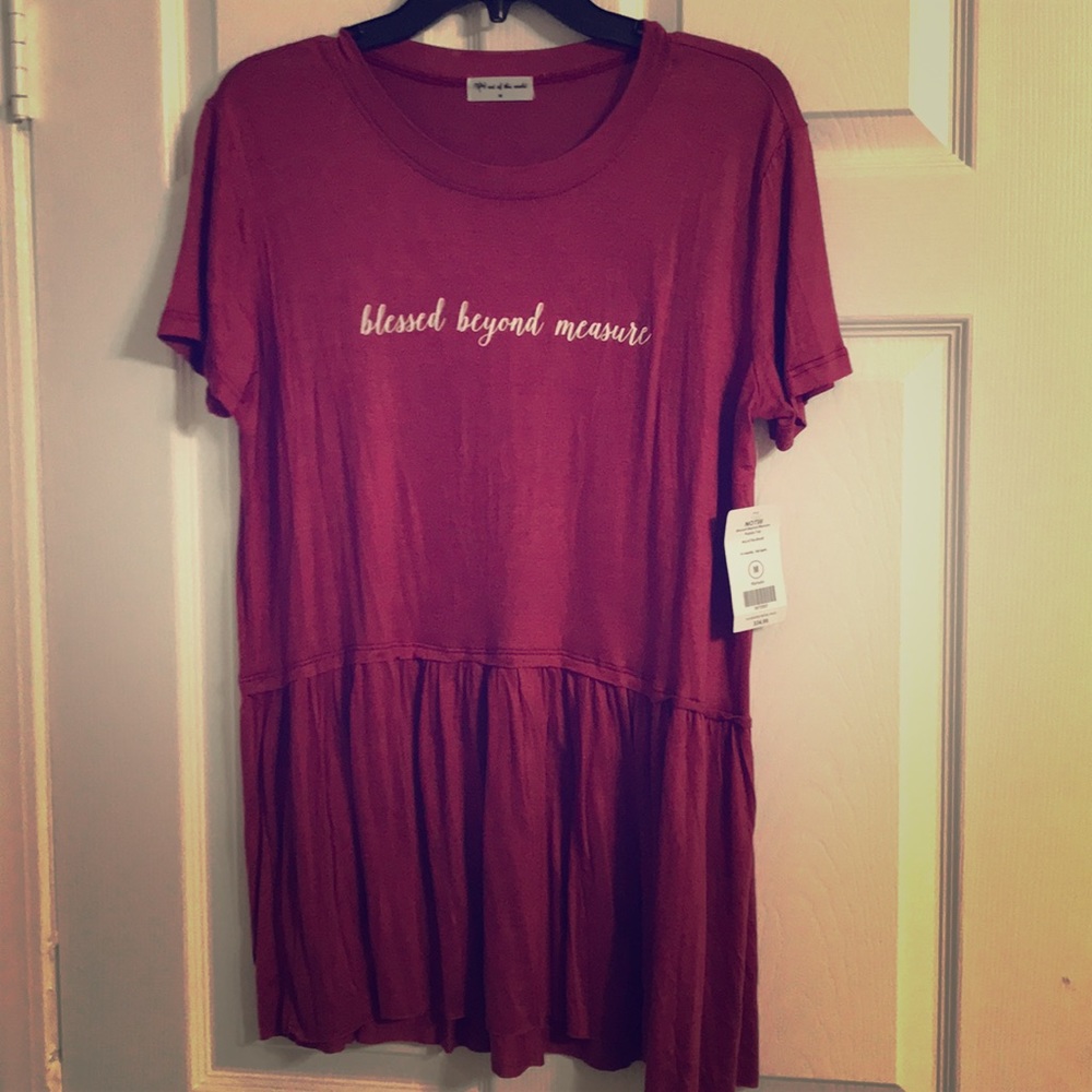 Red blouse